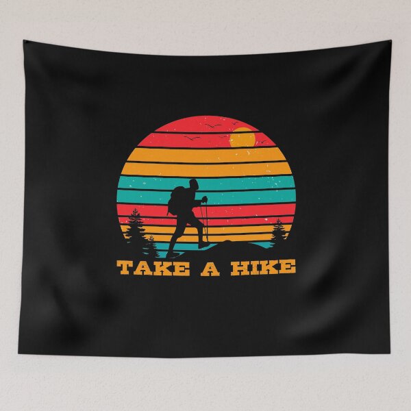 Item preview, Retro Sunset Take a Hike - Gift for Hikers designed and sold by RoguePixel.