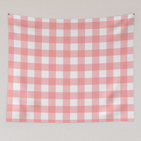 Artikelvorschau, Pastell Himbeer Rot Plaid Muster Ostern entworfen und verkauft von idovedesign.