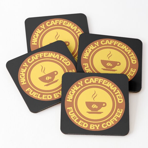 Item preview, Highly Caffeinated Fueled By Coffee Funny Coffee Lover designed and sold by RGRamsey.