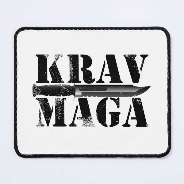 Item preview, Awesome Black Krav Maga Israeli Combat Design with Knife designed and sold by 486DesignCo.