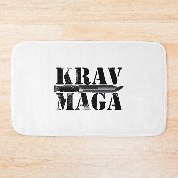 Item preview, Awesome Black Krav Maga Israeli Combat Design with Knife designed and sold by 486DesignCo.