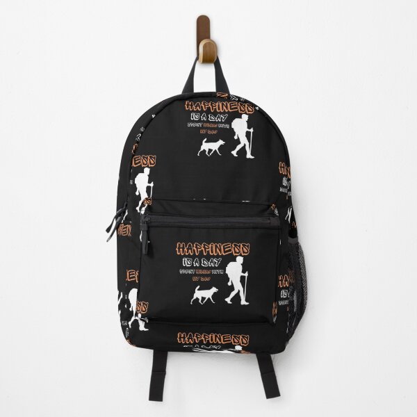 Item preview, Happiness Is A Day Spent Hiking With My Dog -Gift for Happiness lover & Hiking & dogs. designed and sold by AMERZAGUE DESIGN.