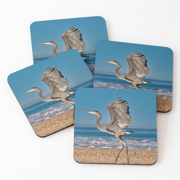 Item preview, Blue Heron Canvas Print, by DAM Creative,  designed and sold by DAM Creative ⭐⭐⭐⭐⭐.