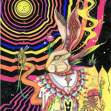 Artwork thumbnail, Moon Rabbit by andresindio