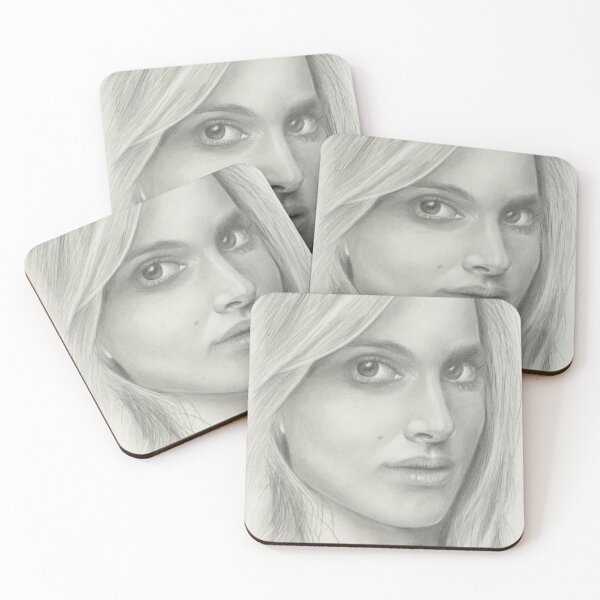 Item preview, Portrait of Natalie Portman designed and sold by Rockberry.