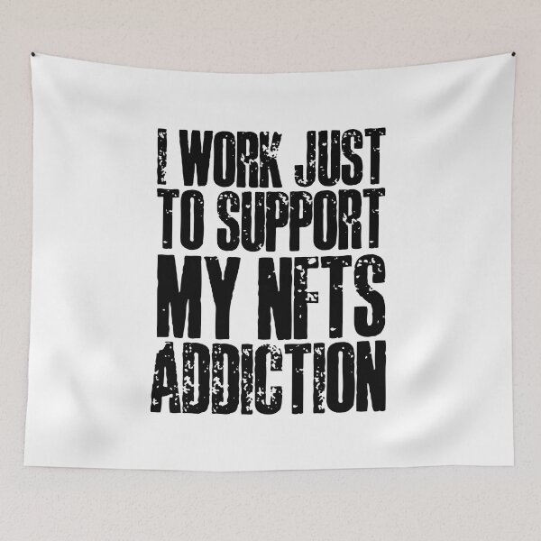 Item preview, NFT Humor - Funny NFT Collector, NFT Degen Quote designed and sold by nft-millionaire.