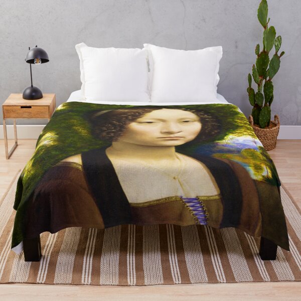 Item preview, Leonardo da Vinci's Portrait of Ginerva de Benci designed and sold by mosfunky.