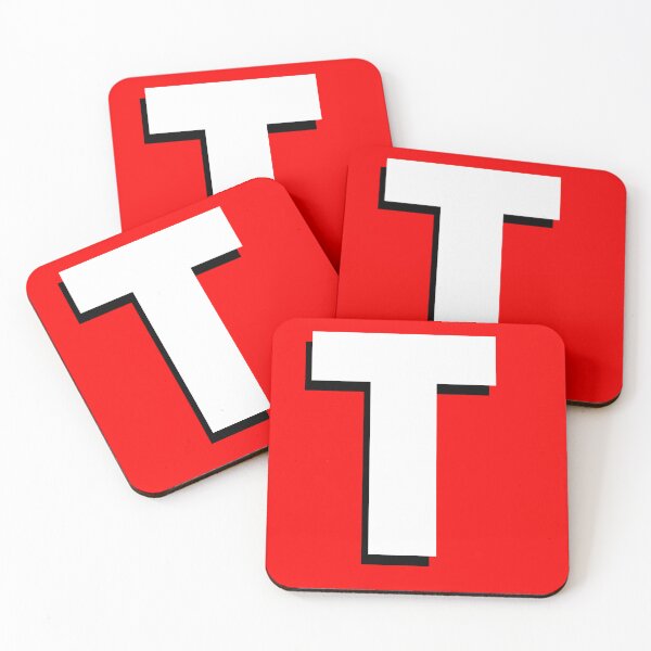 Item preview, initial letter T personalised  sports supporters stadium rock pop music team player tee designed and sold by RunningJoke.
