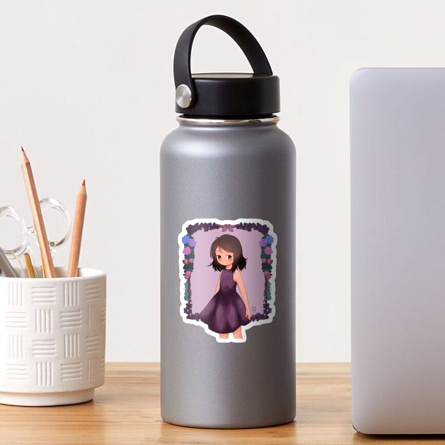 Violet Girl Sticker