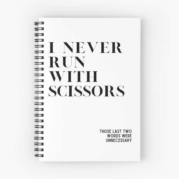Item preview, Never Run with Scissors Funny designed and sold by giftus.