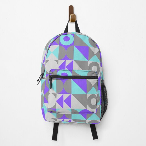 Item preview, Vibrant Purple And Teal Neo Geo Pattern designed and sold by Krysanthe.