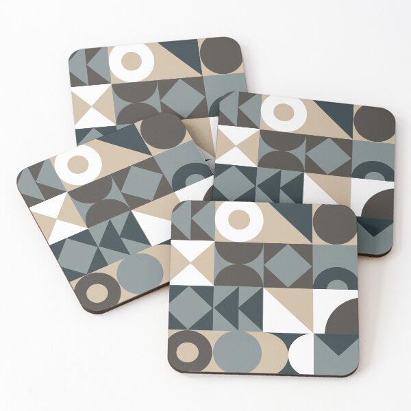 Item preview, Neutral Colors Neo Geo Pattern designed and sold by Krysanthe.