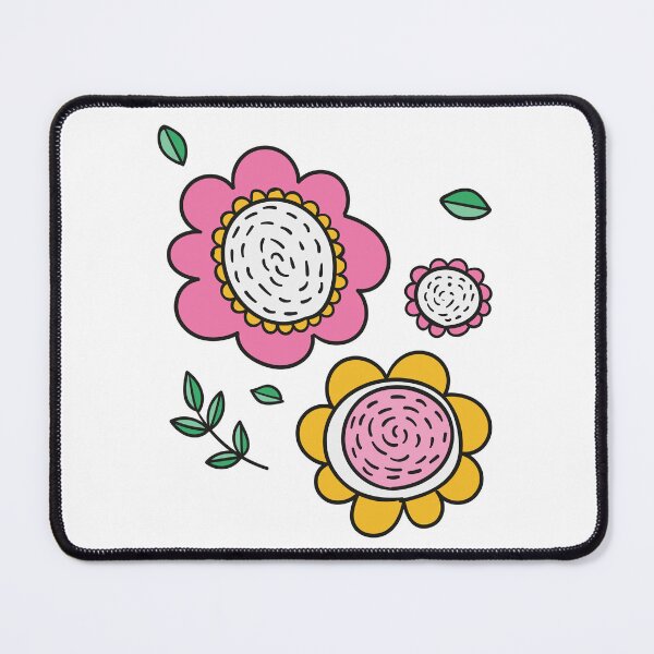 Item preview, Colorful Pink and Yellow Flower Pattern I designed and sold by parazitgoodz.