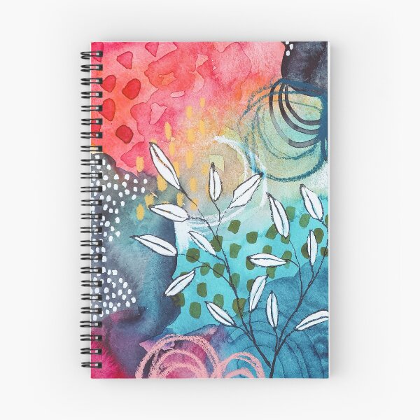 Item preview, A Place in my Heart - Abstract watercolor with leaves designed and sold by SusanneRoseArt.