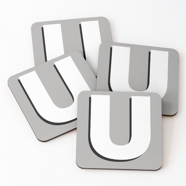 Item preview, Initial Letter U Personalised  Sports Supporters Stadium Rock Pop Music Team Player Tee designed and sold by RunningJoke.