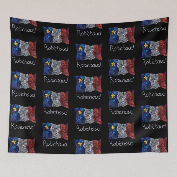 Item preview, Acadian Flag pastel liquid mosaic Robichaud  - Drapeau acadien mosaïque liquide pastel vitrail Robichaud  designed and sold by ColoursOfFrance.