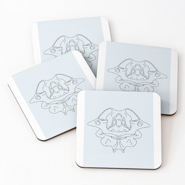 Item preview, C1/C2 Line Art, Minimalist Atlas Axis Skeleton Anatomy Medical artwork designed and sold by KatarinaAndCo.