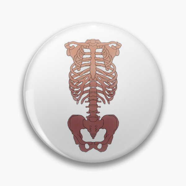 Item preview, Mauve ombré rib cage designed and sold by Death-byart.