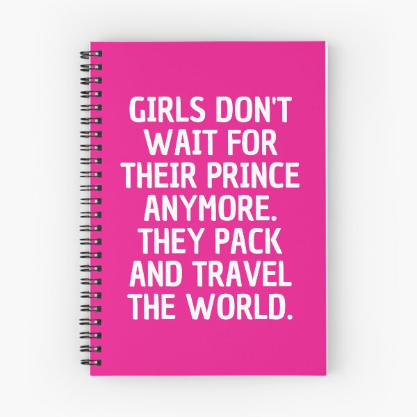 Item preview, Girls don't wait for their prince anymore. They pack and travel the world - Traveler Solo Women designed and sold by My-Queens-Store.