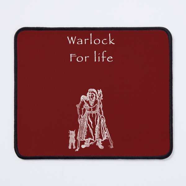 Item preview, Warlock for Life funny gamer wizard gangster sarcastic quote  designed and sold by The  Murgatroyd.