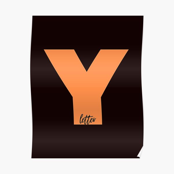 Y Name Posters Redbubble