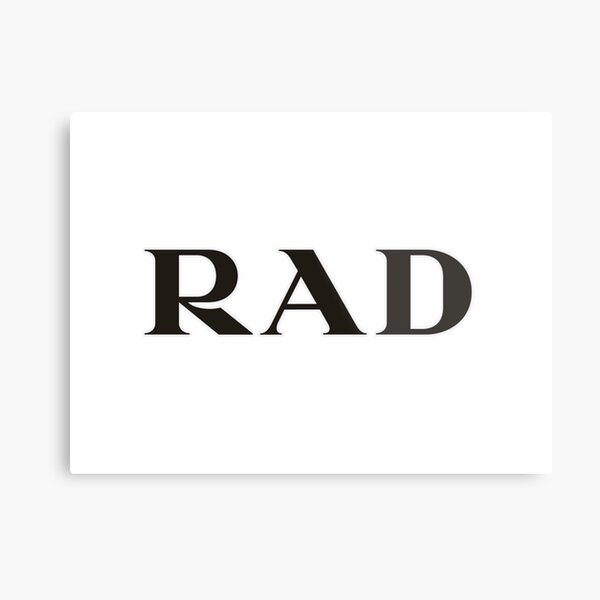 rad Metal Print