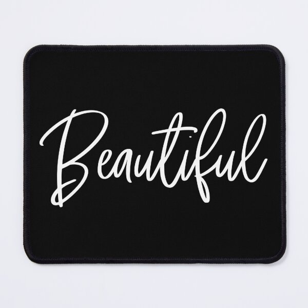 Item preview, Beautiful - cursive designed and sold by heyluckyseven.