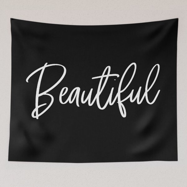 Item preview, Beautiful - cursive designed and sold by heyluckyseven.