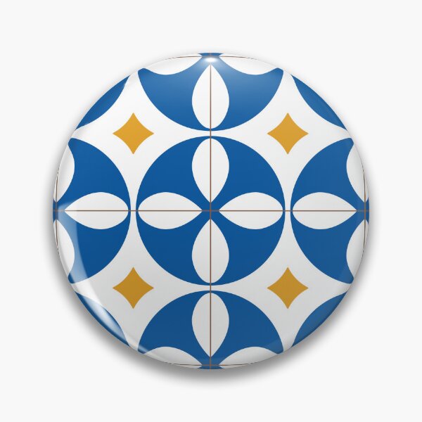 Item preview, Blue Lisbon Portugal tile pattern designed and sold by arkantus.
