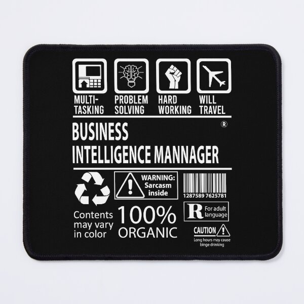 Item preview, Business Intelligence Mannager T Shirt - MultiTasking Certified Job Gift Item Tee designed and sold by sabinacsnm.