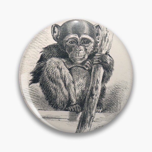 Item preview, painted chimpanzee designed and sold by Happyfirst.