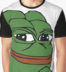 Smug Pepe (Highest Resolution) Graphic T-Shirt