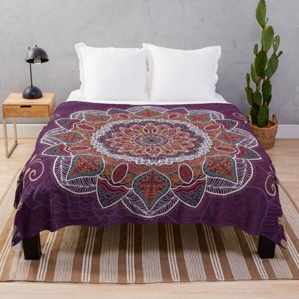 Artikelvorschau, Türkischer Teppich Blumen Lila entworfen und verkauft von MrEddie10.
