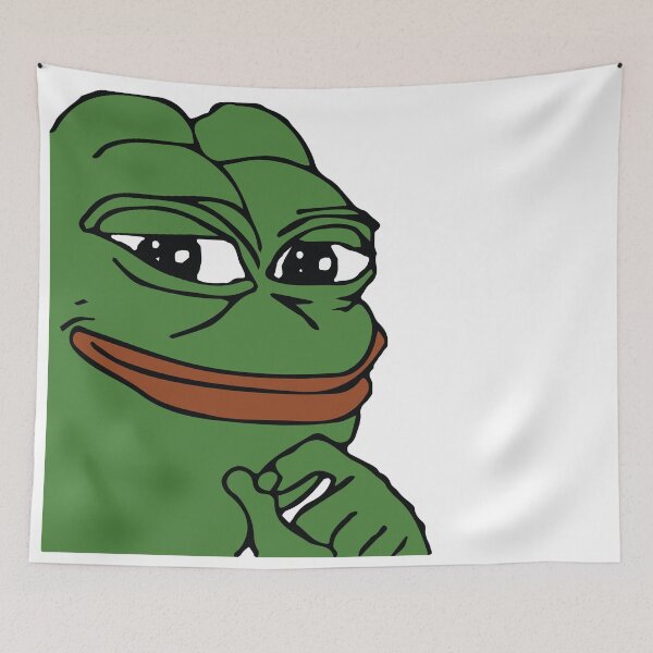Item preview, Smug Pepe (Highest Resolution) designed and sold by rightwave.