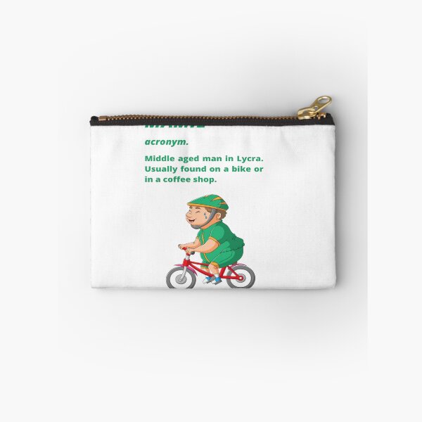 Item preview, Middle aged Man in Lycra - Funny cycling dictionary designed and sold by Tomsthreadz.
