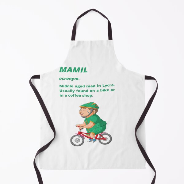 Item preview, Middle aged Man in Lycra - Funny cycling dictionary designed and sold by Tomsthreadz.