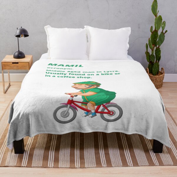 Item preview, Middle aged Man in Lycra - Funny cycling dictionary designed and sold by Tomsthreadz.