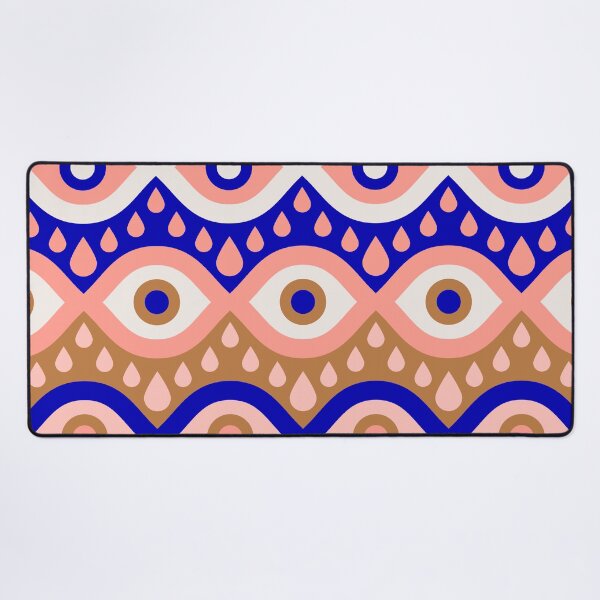 Item preview, Garnished Eyes – Blue & Pink designed and sold by Cat Coquillette.