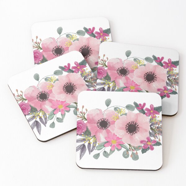 Item preview, Pink Floral Swag | Cherie's Art Original (c)2021 designed and sold by CheriesArt.