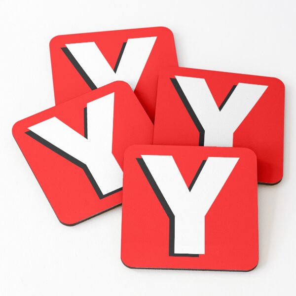 Item preview, Initial Letter Y Personalised  Sports Supporters Stadium Rock Pop Music Team Player Tee designed and sold by RunningJoke.