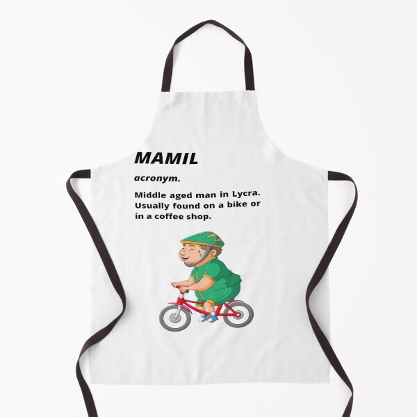 Item preview, Middle aged Man in Lycra - Funny cycling dictionary designed and sold by Tomsthreadz.