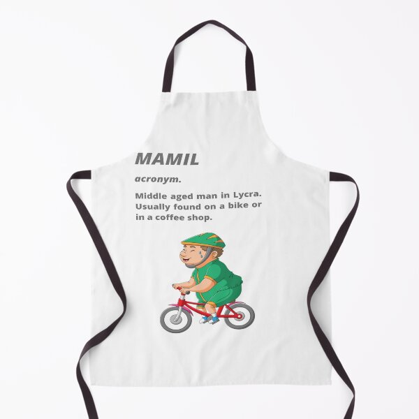 Item preview, Middle aged Man in Lycra - Funny cycling dictionary designed and sold by Tomsthreadz.
