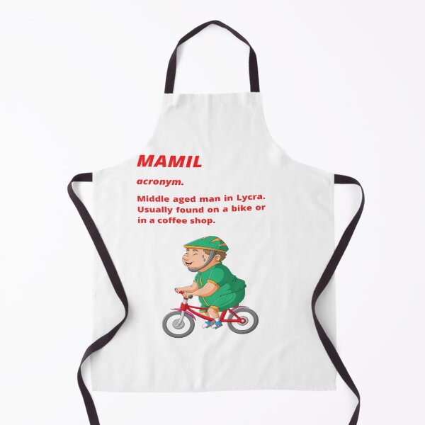 Item preview, Middle aged Man in Lycra - Funny cycling dictionary designed and sold by Tomsthreadz.