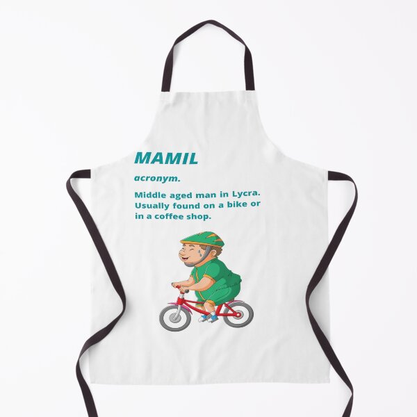 Item preview, Middle aged Man in Lycra - Funny cycling dictionary designed and sold by Tomsthreadz.