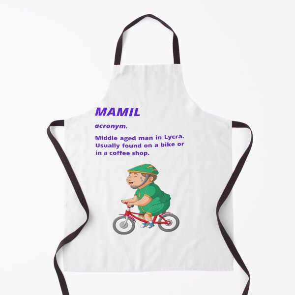 Item preview, Middle aged Man in Lycra - Funny cycling dictionary designed and sold by Tomsthreadz.