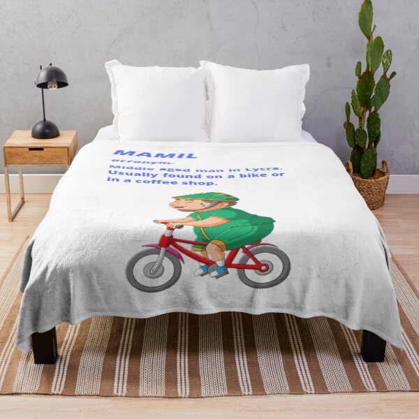 Item preview, Middle aged Man in Lycra - Funny cycling dictionary designed and sold by Tomsthreadz.