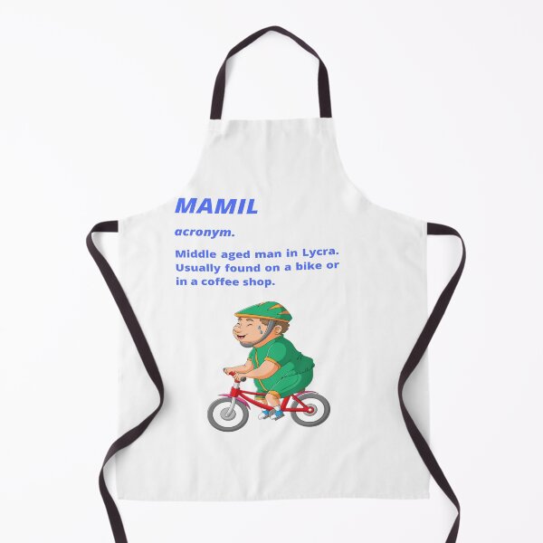 Item preview, Middle aged Man in Lycra - Funny cycling dictionary designed and sold by Tomsthreadz.