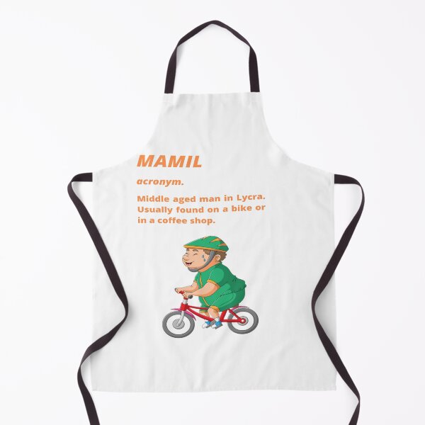 Item preview, Middle aged Man in Lycra - Funny cycling dictionary designed and sold by Tomsthreadz.