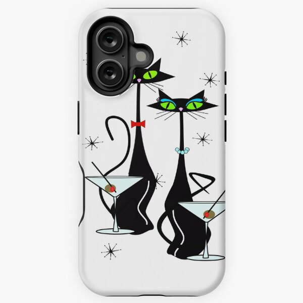 Vista previa del artículo con la obra «MCM Atomic Cats Hora de martini», diseñado y vendido por BossAtomic.