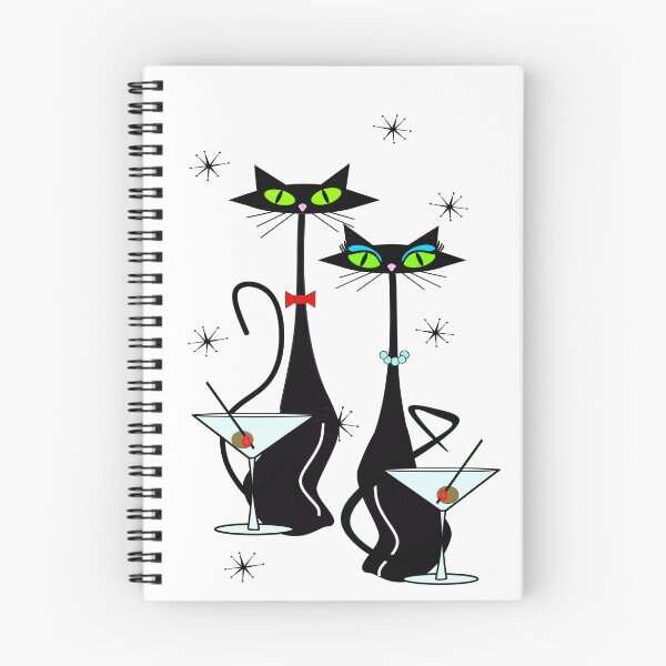 Item preview, MCM Atomic Cats Martini Time designed and sold by BossAtomic.